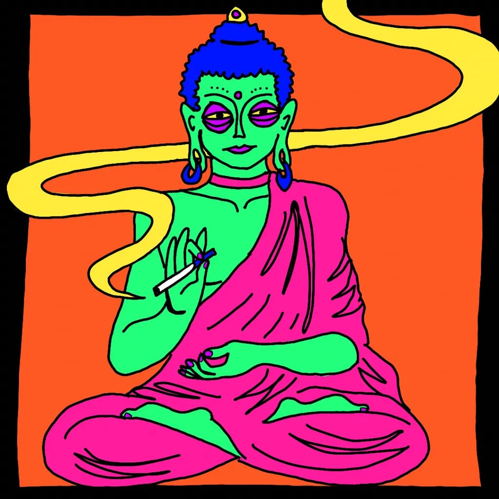 Psychedelic Buddha