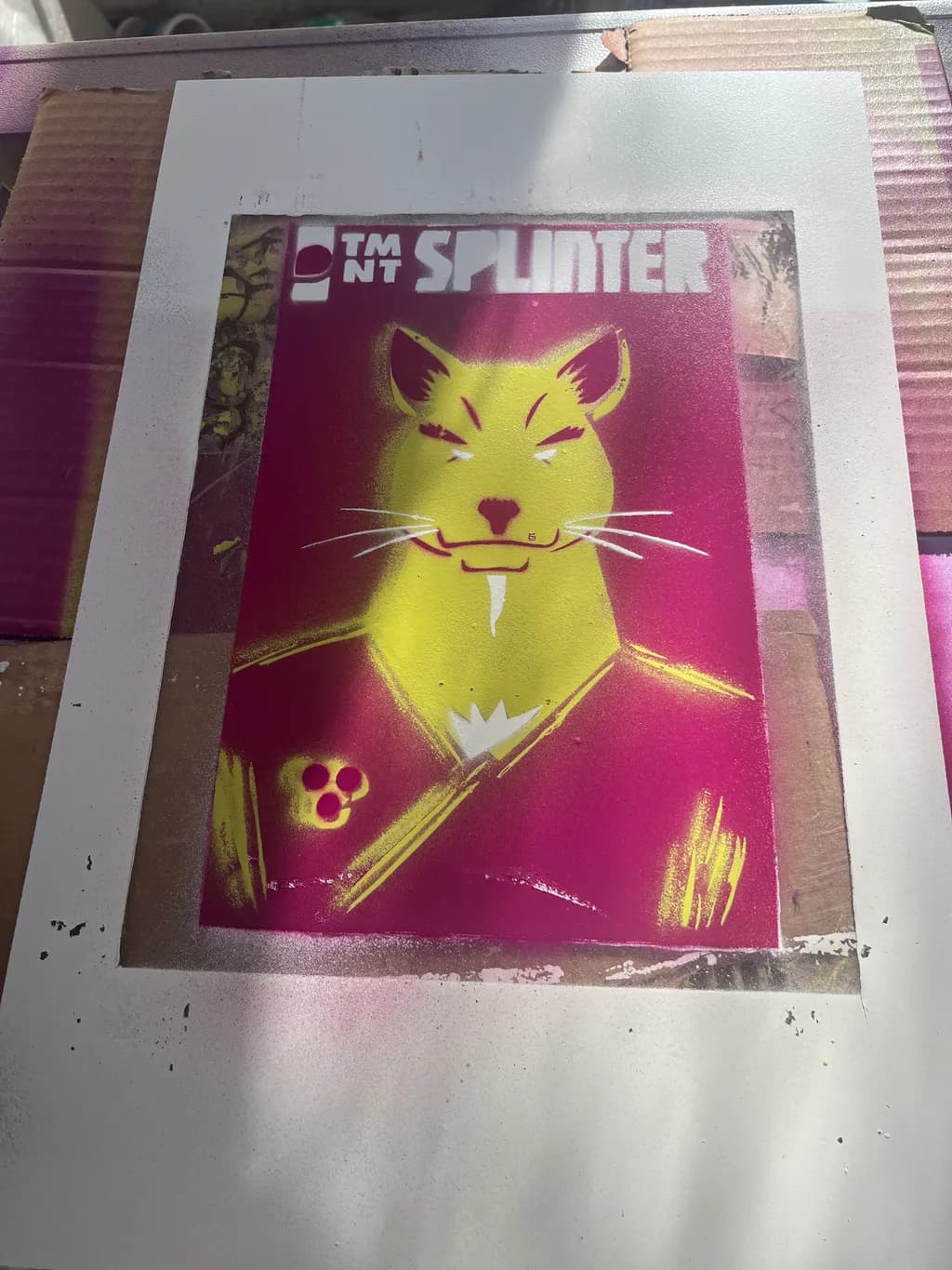 Splinter Stencil Pop