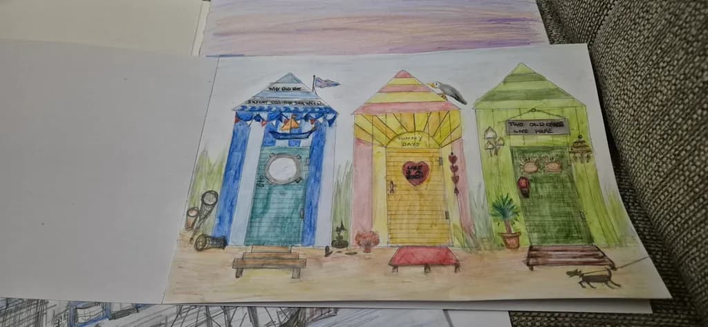 Beach Hut Trio
