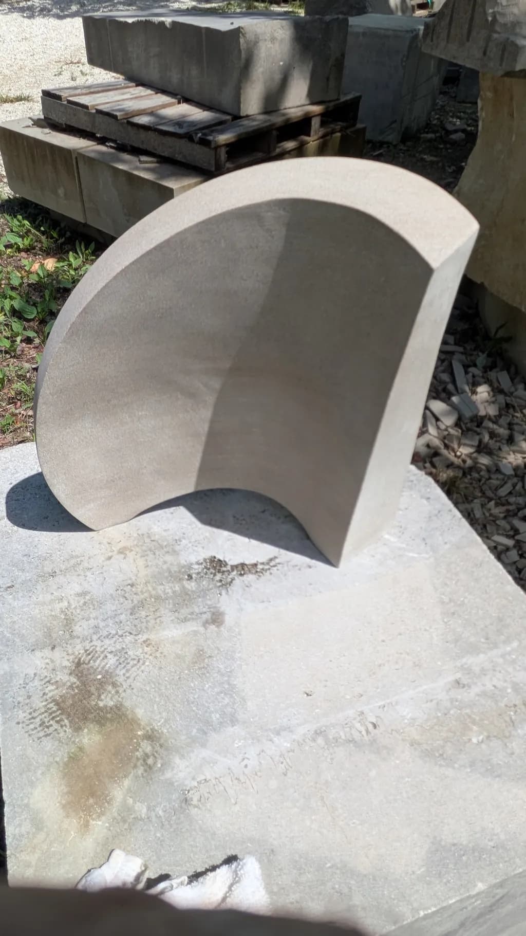 Curved Stone Form