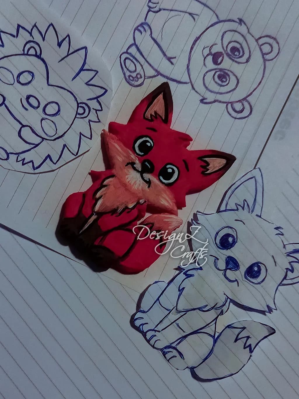 Playful Fox Sketch