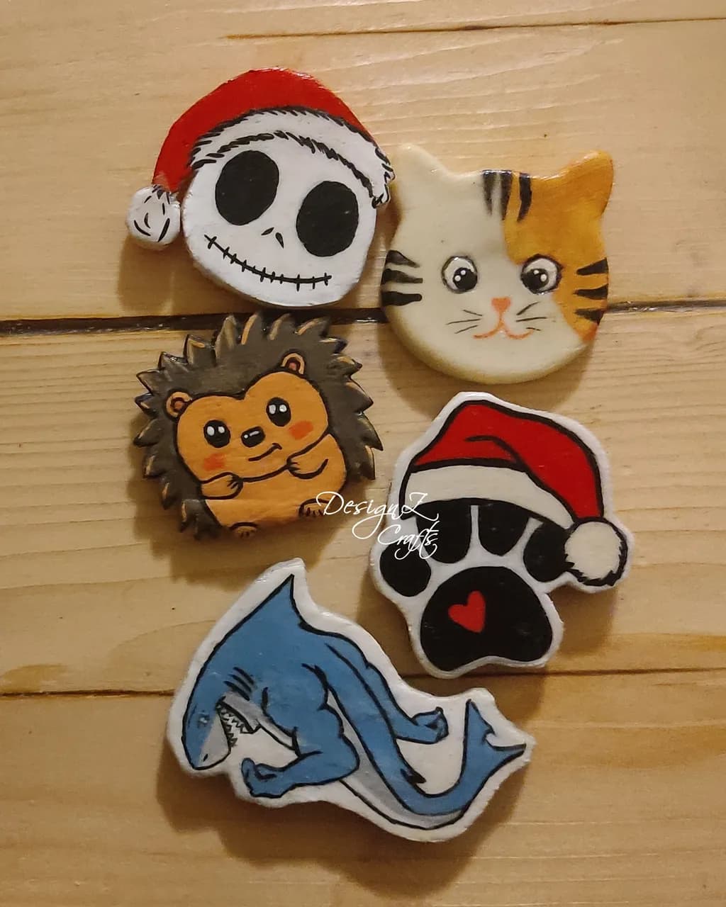 Holiday Critter Pins