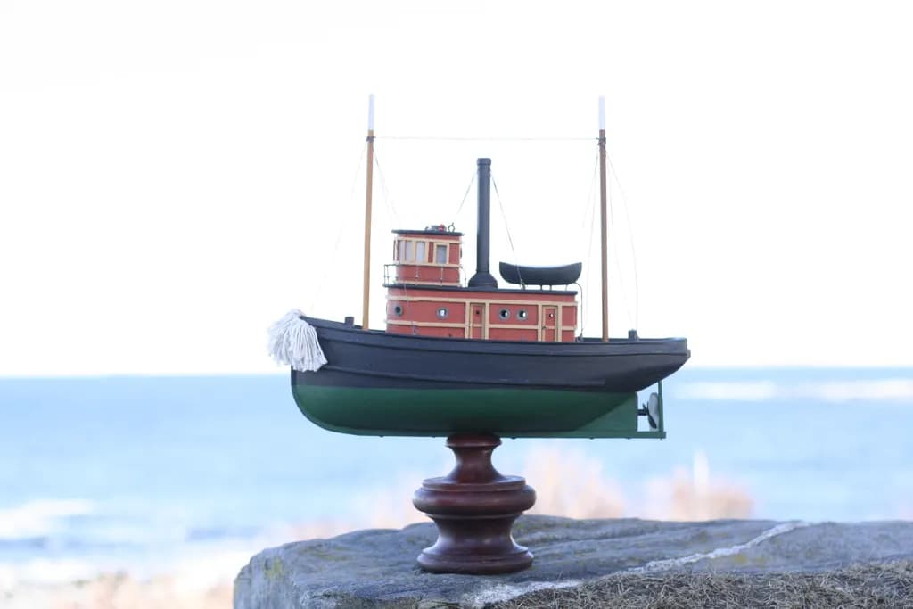 Vintage Wooden Tugboat