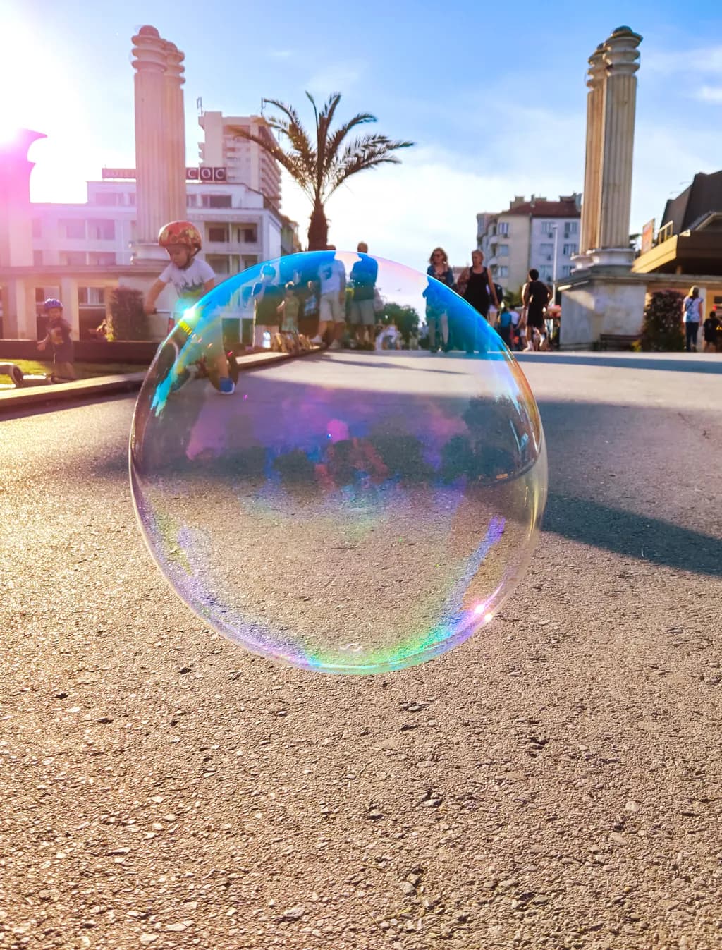 Urban Bubble Reflection