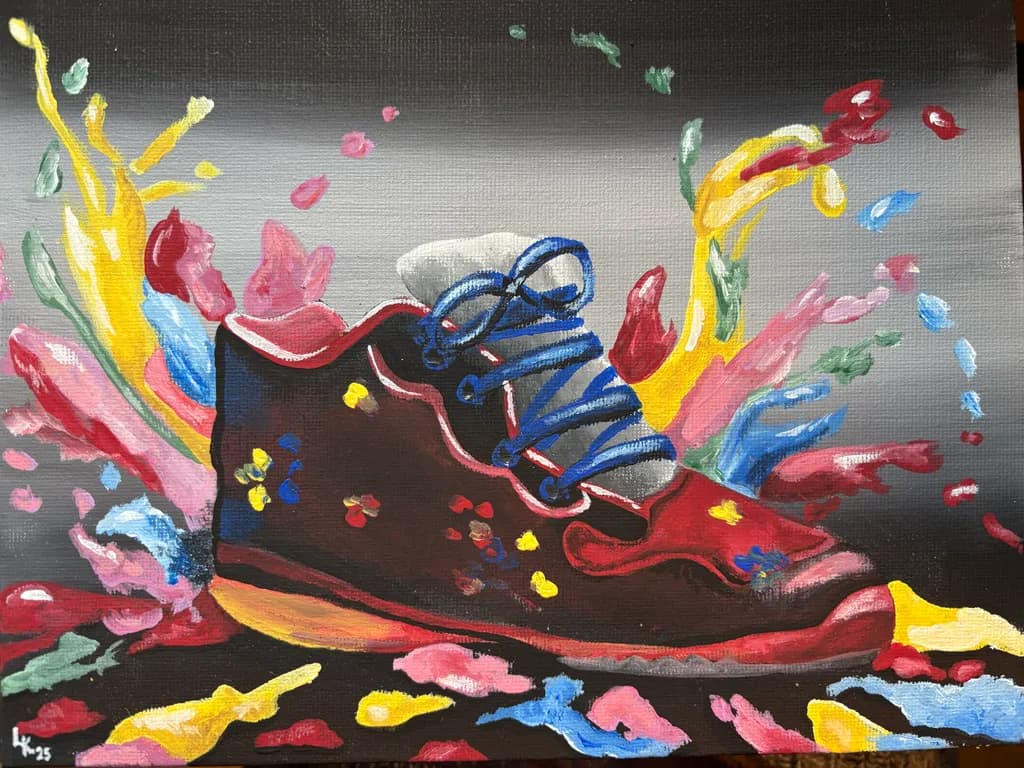 Paint Splash Sneaker