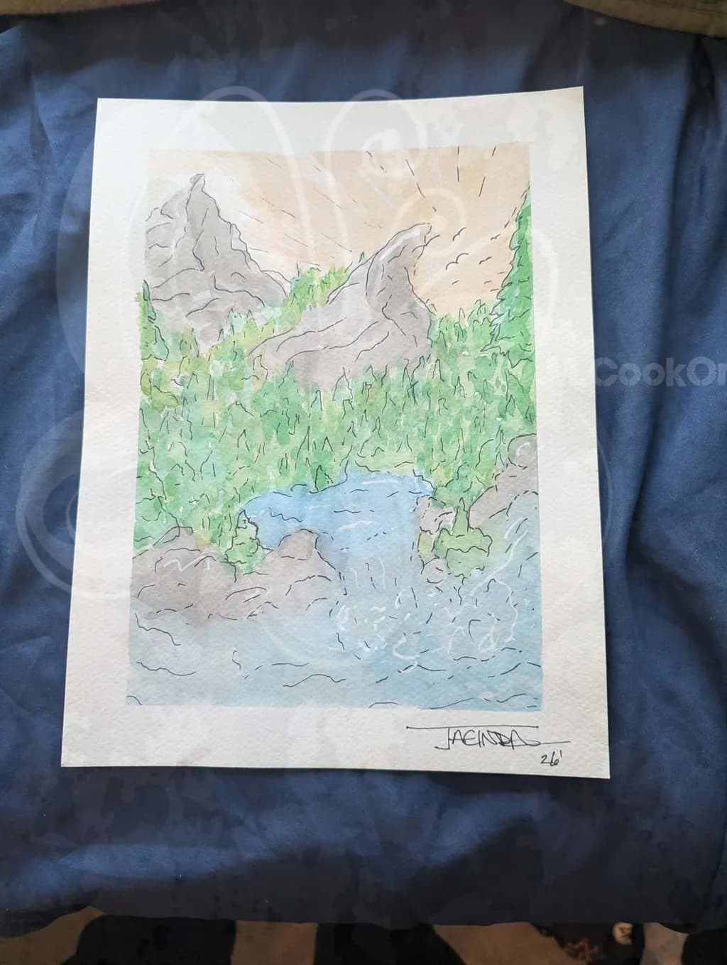 Mountain Stream View
