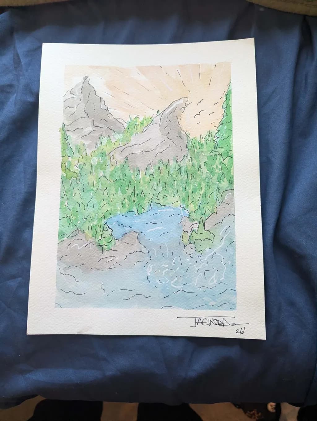 Mountain Stream View