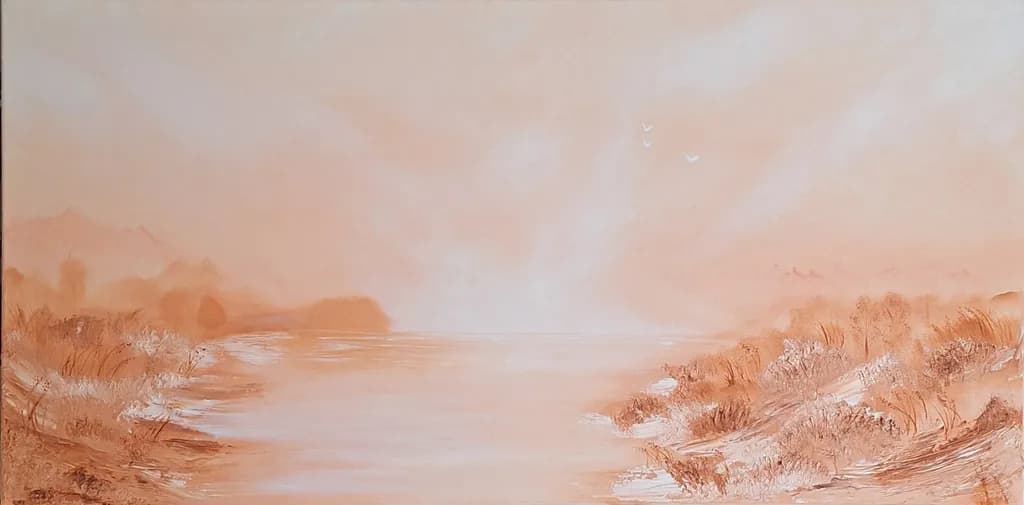 Sepia Riverscape