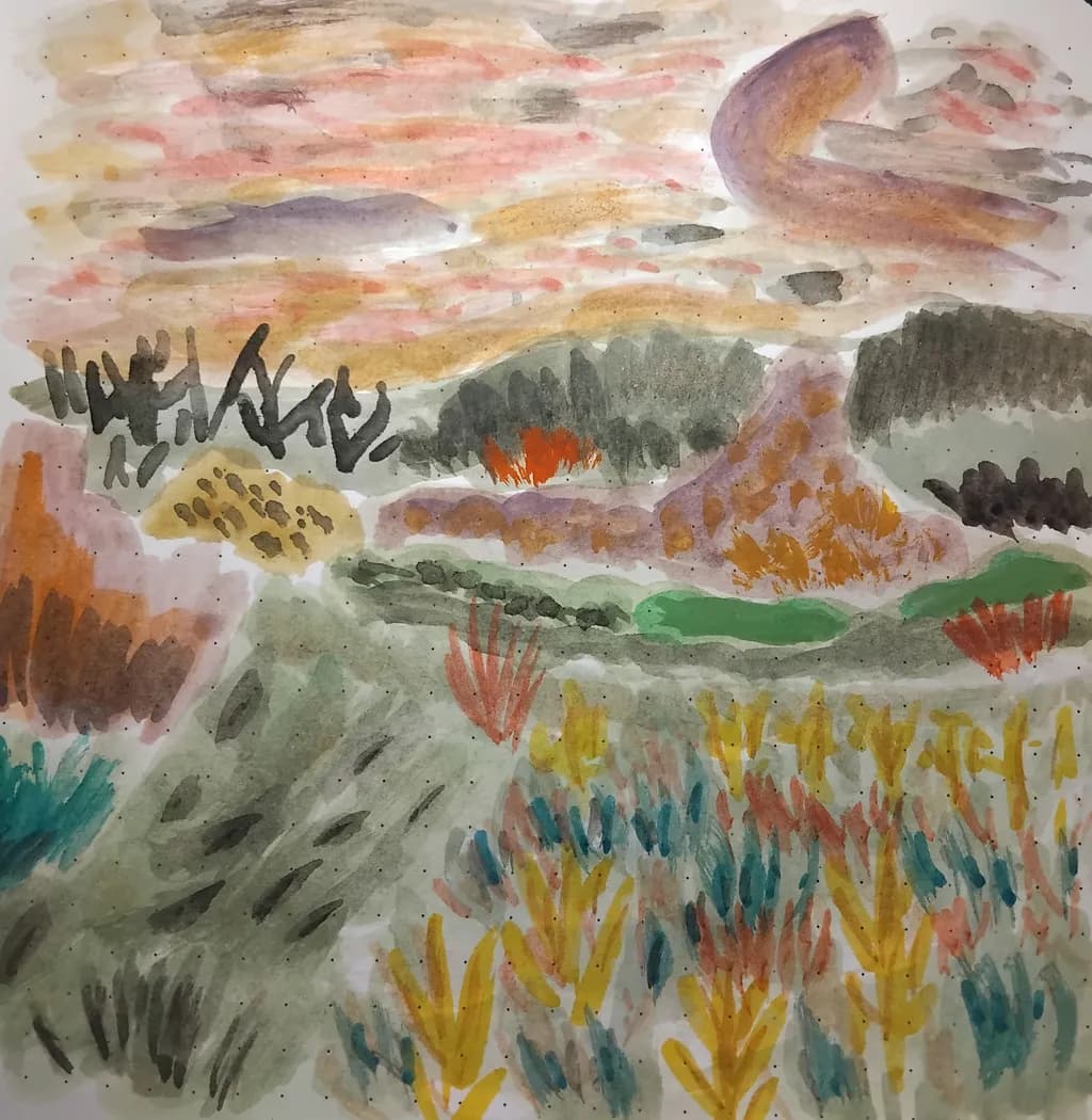 Muted Harvest Fields