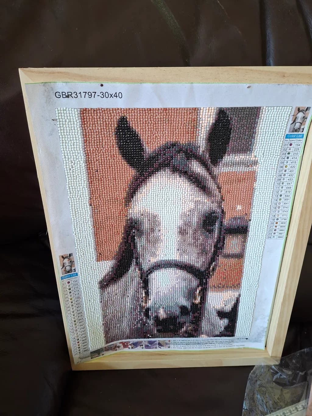 Beaded Horse Portrait