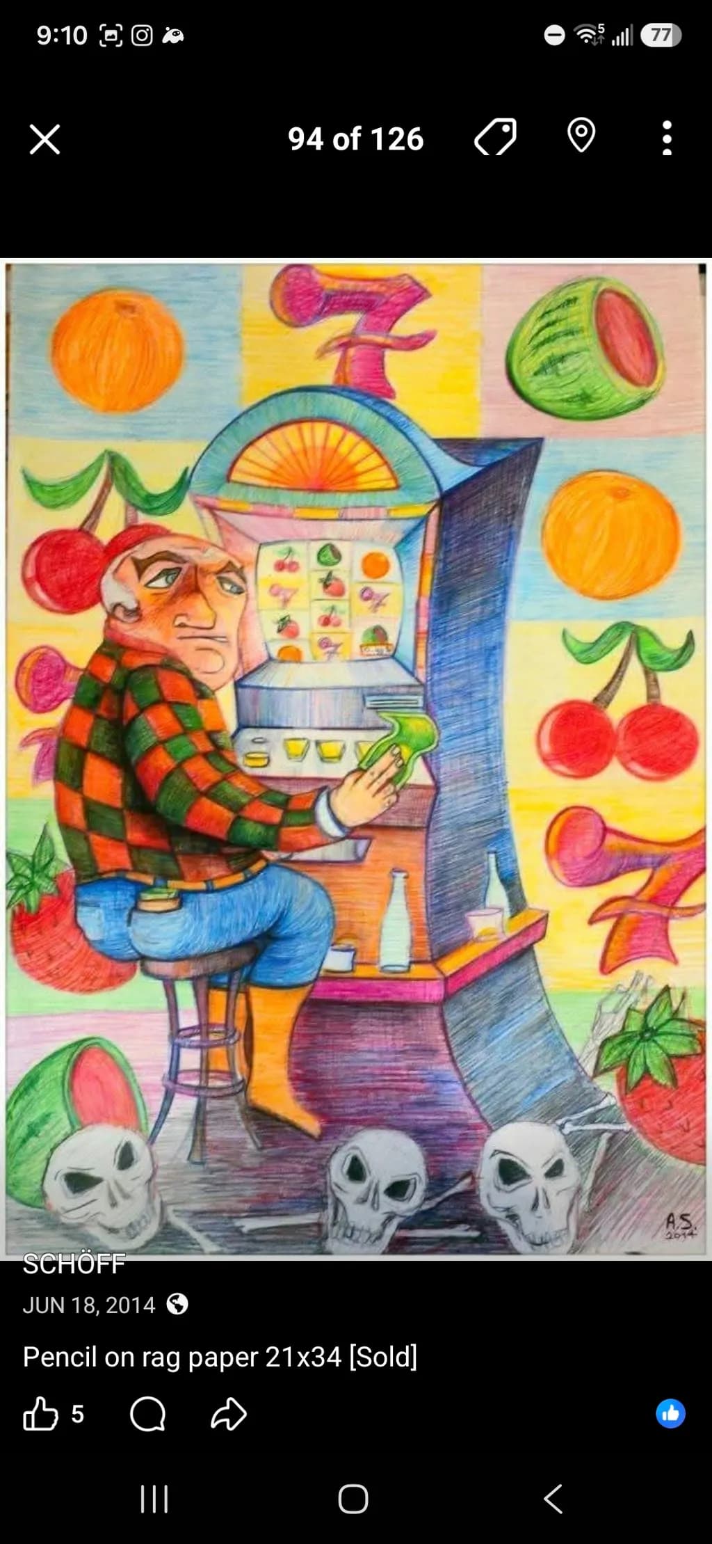 Slot Machine Gambler