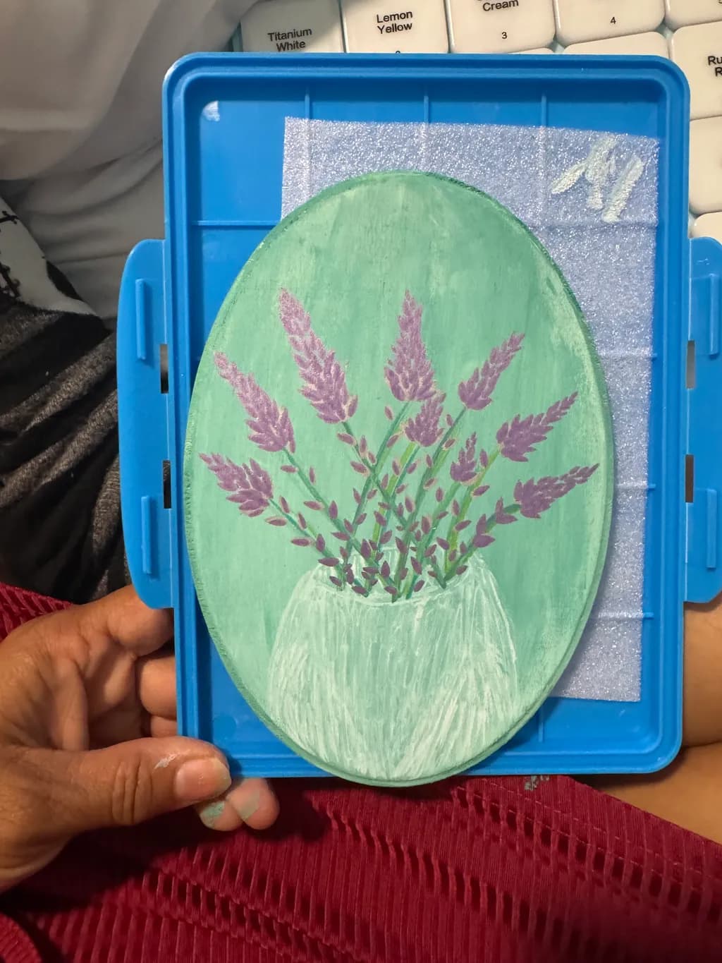 Lavender Bloom Vase