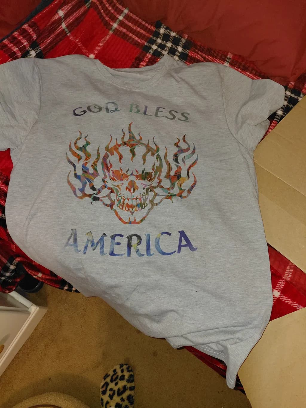 Flaming Skull Patriot