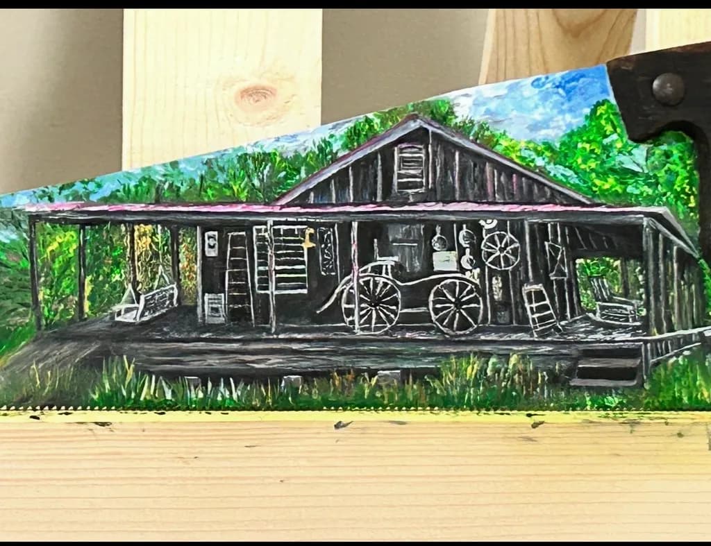 Rustic Porch Scene