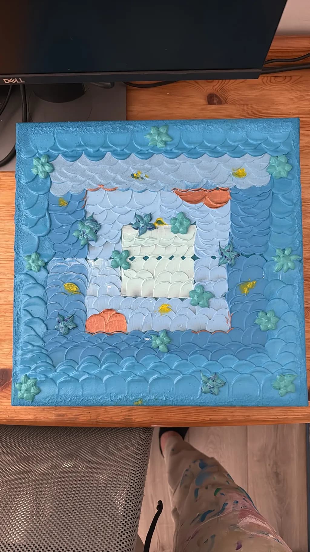 Textured Ocean Garden