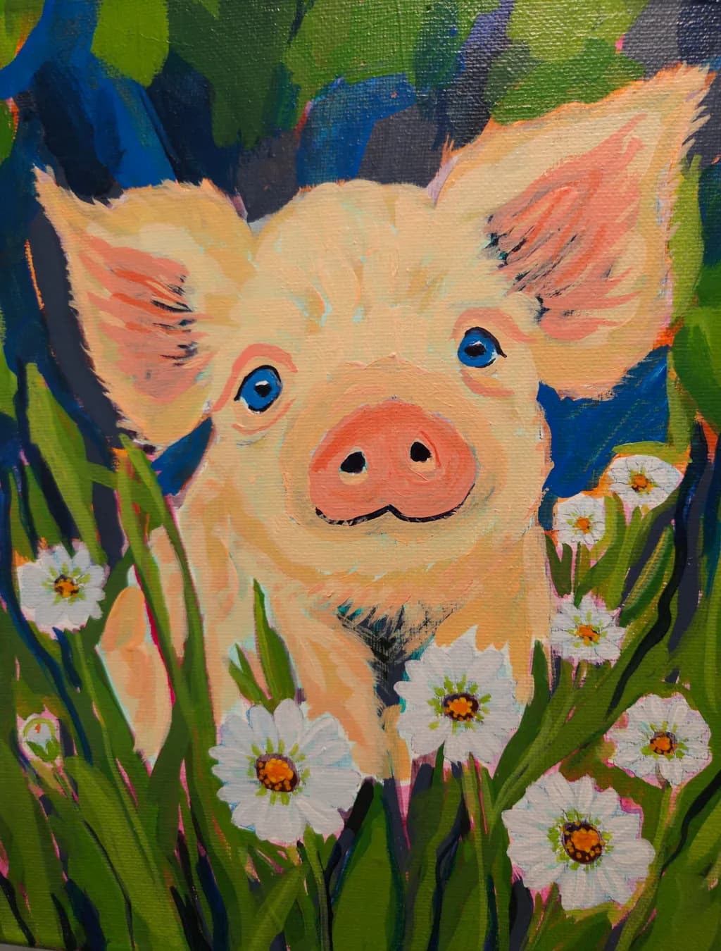 Blue-Eyed Piglet