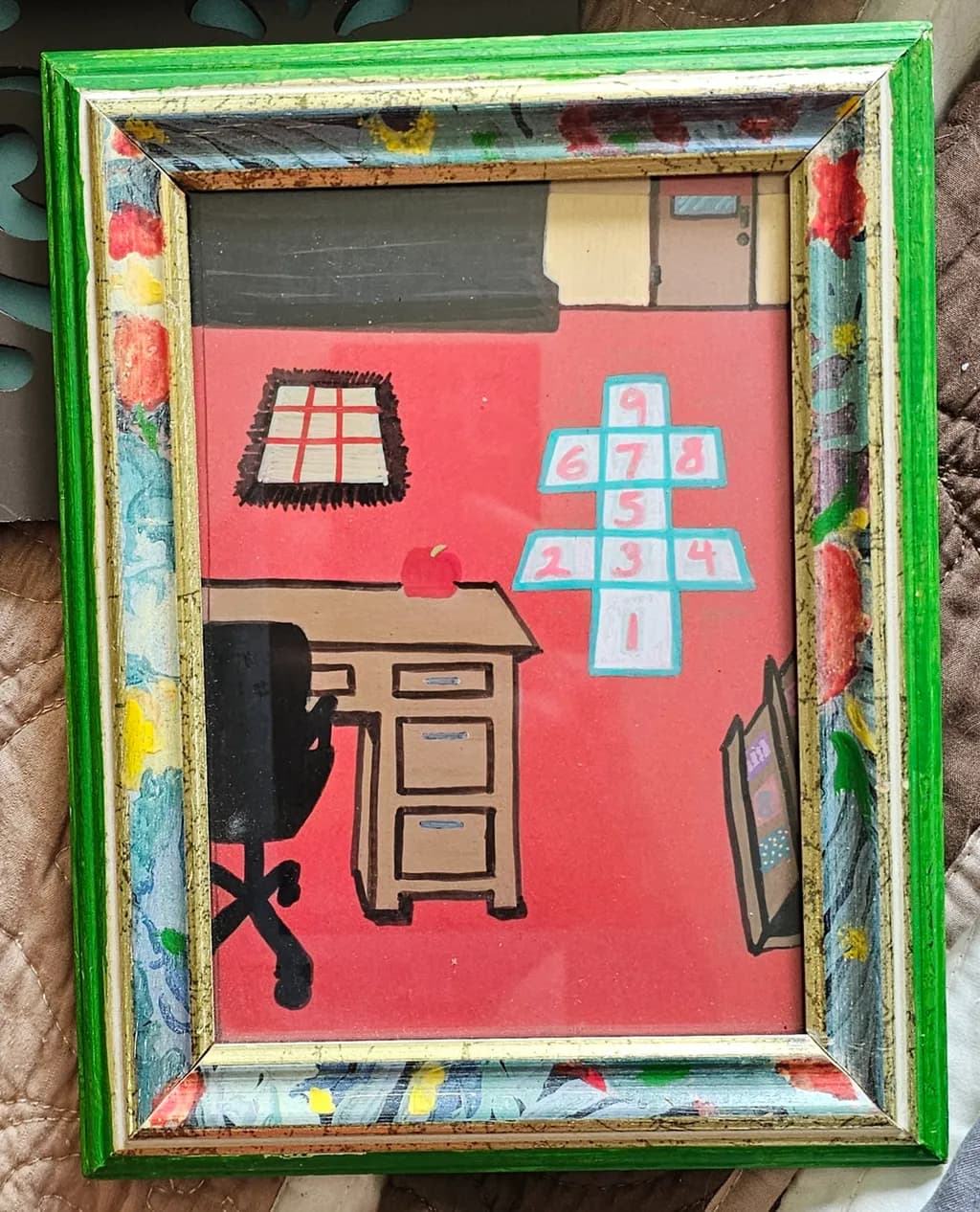 Hopscotch Desk Scene
