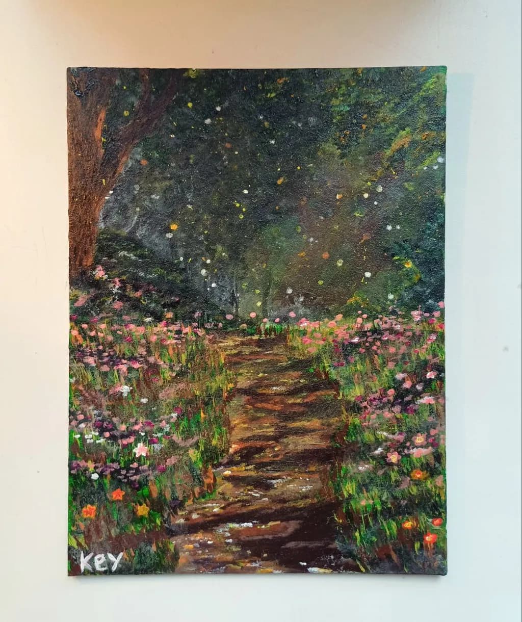 Twilight Garden Path