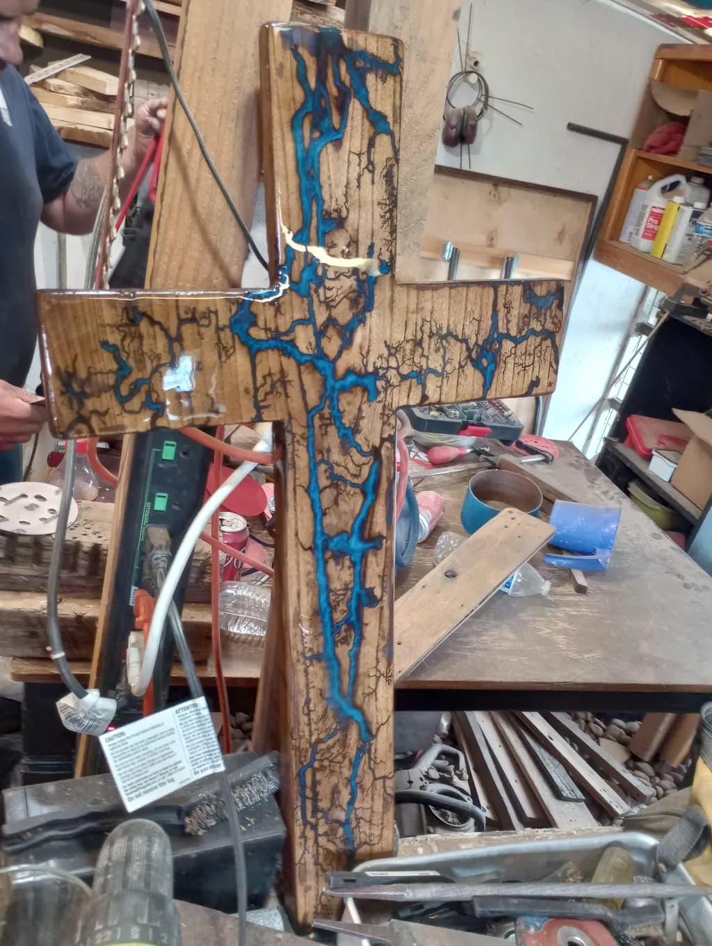 Electric Veins Cross