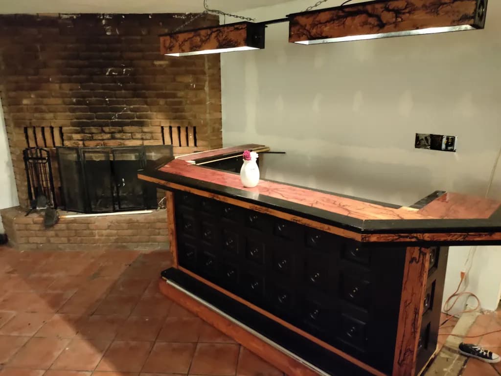 Vintage Brick Hearth Bar