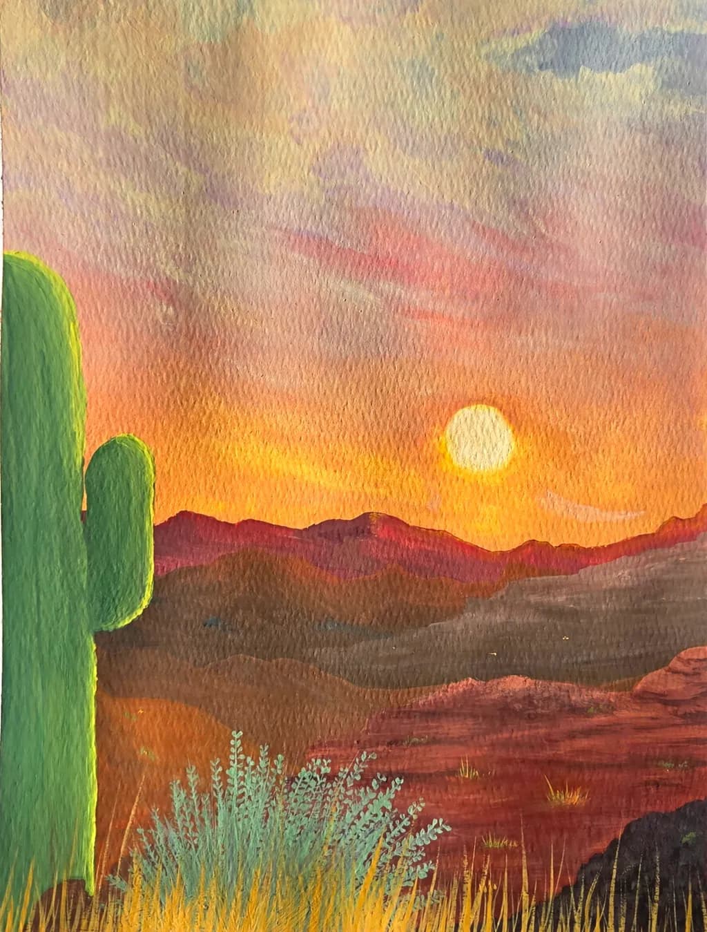 Desert Sunset Glow
