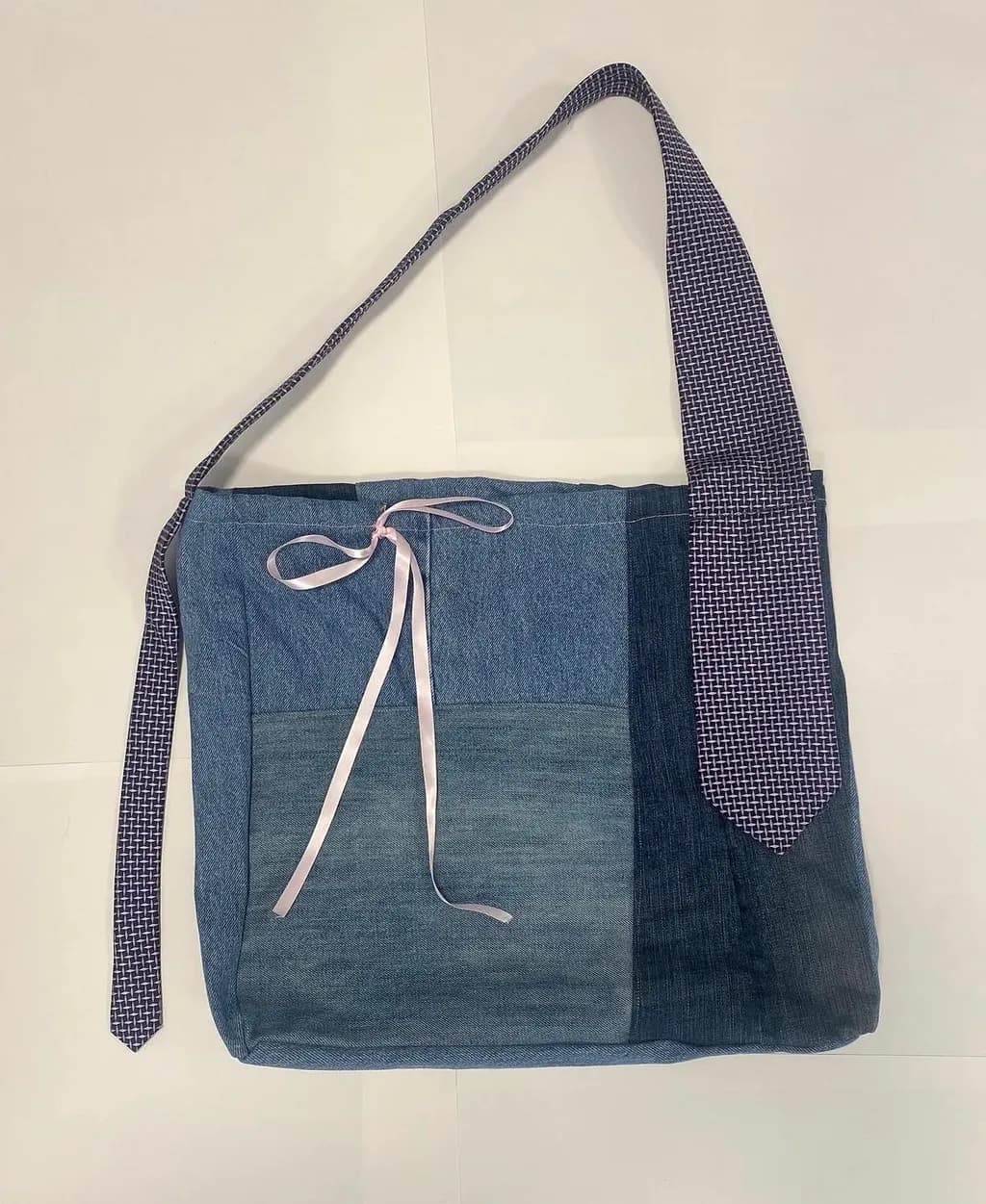 Patchwork Denim Tote