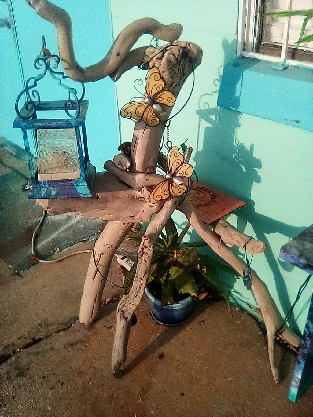 Driftwood Lantern Decor