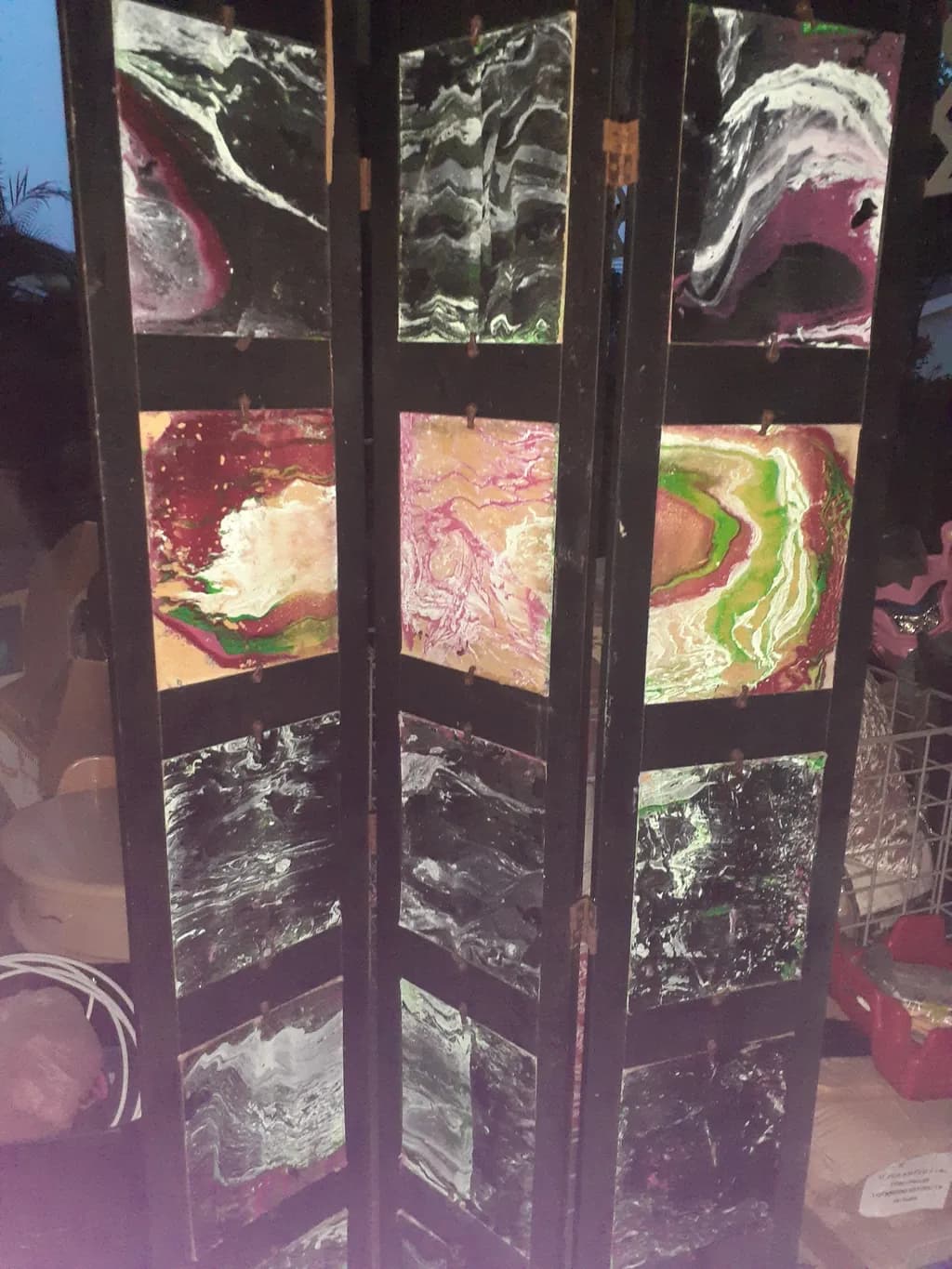 Abstract Panel Triptych