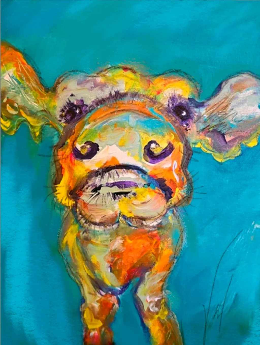 Colorful Calf