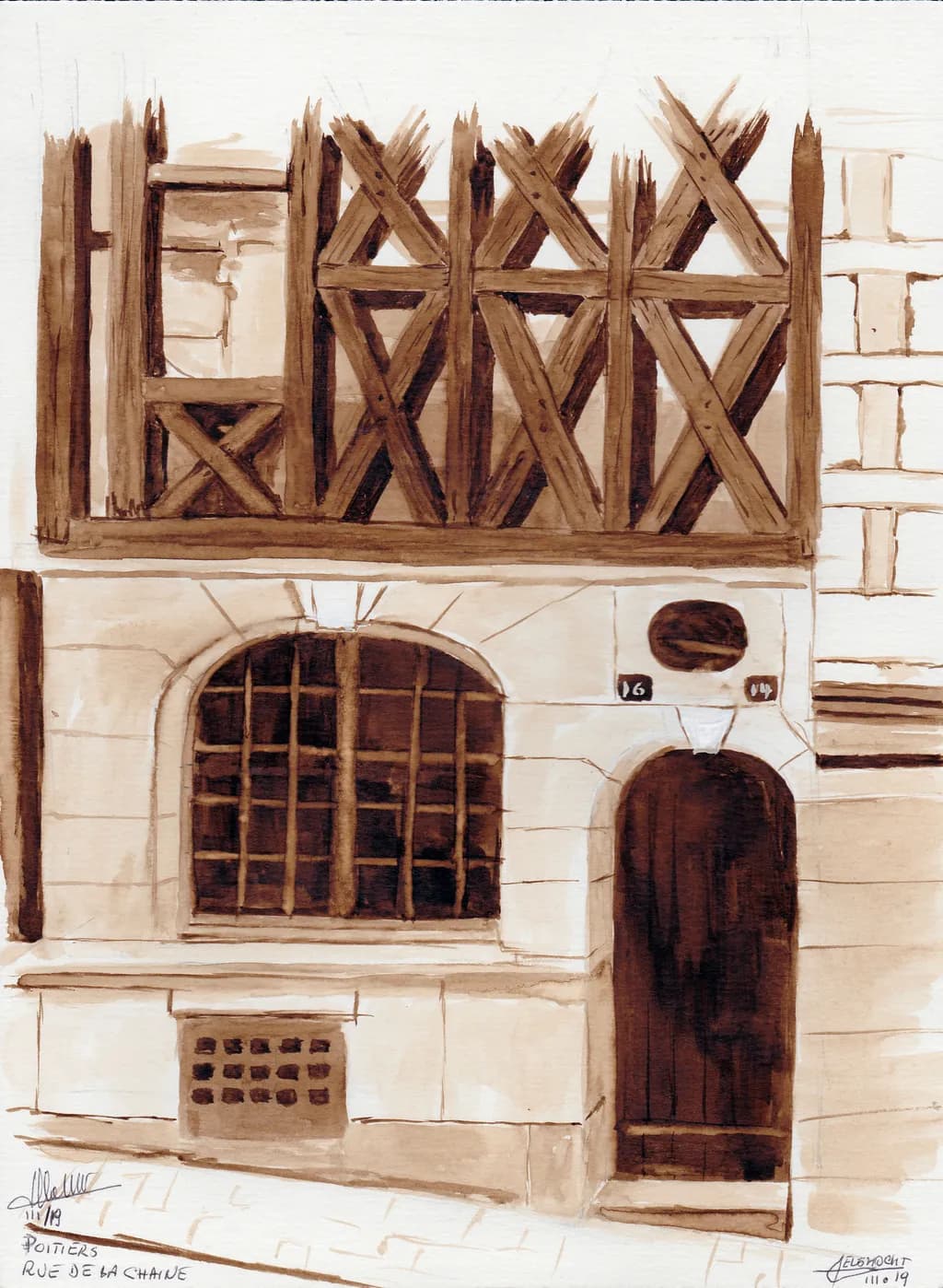 Poitiers Rue de la Chaine