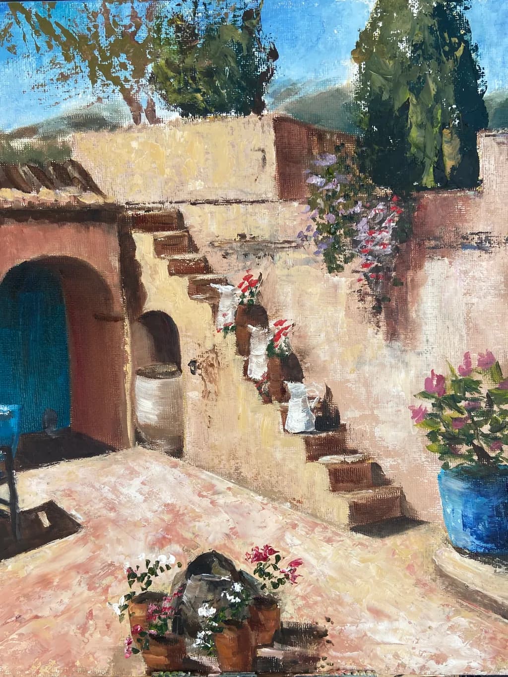 Sunlit Courtyard
