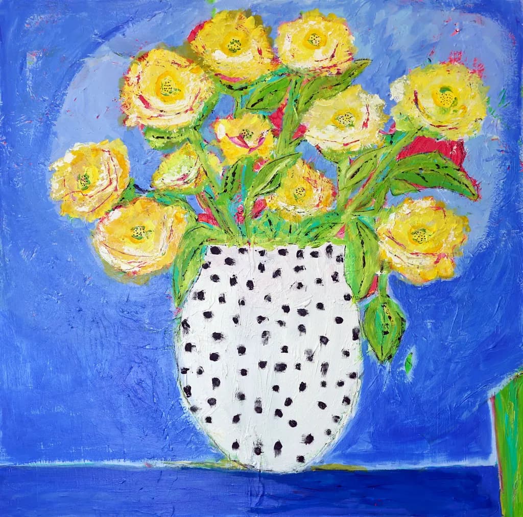 Annies Polka Dot Vase