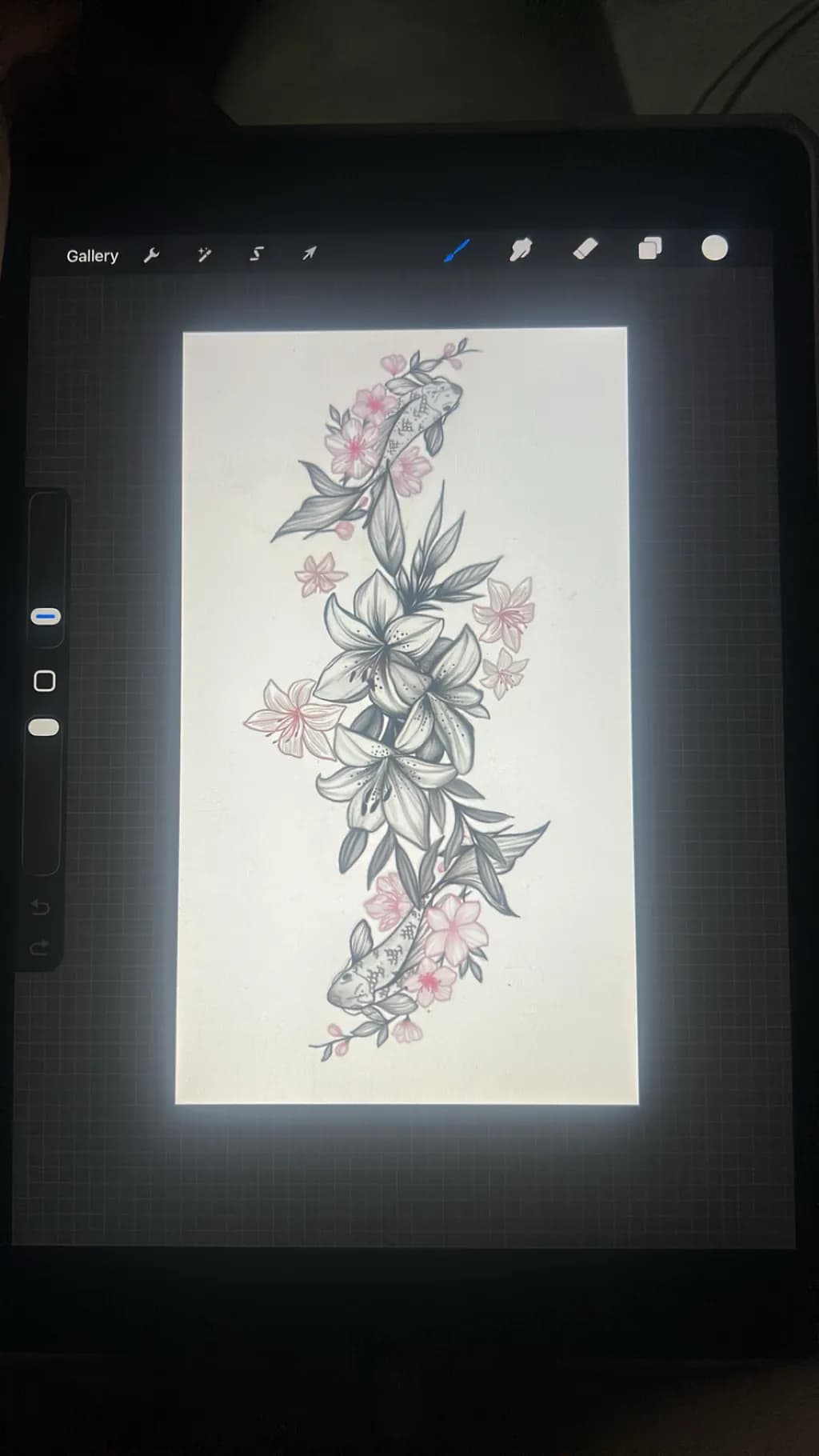 Koi and Lilies