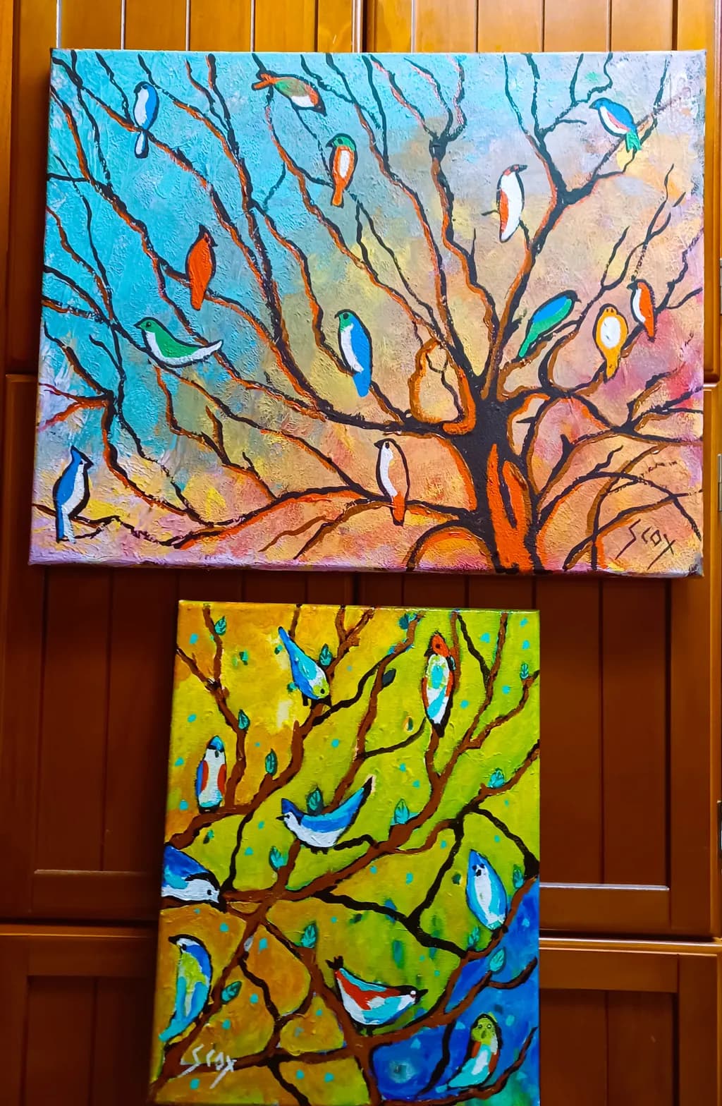 Birds on Branches