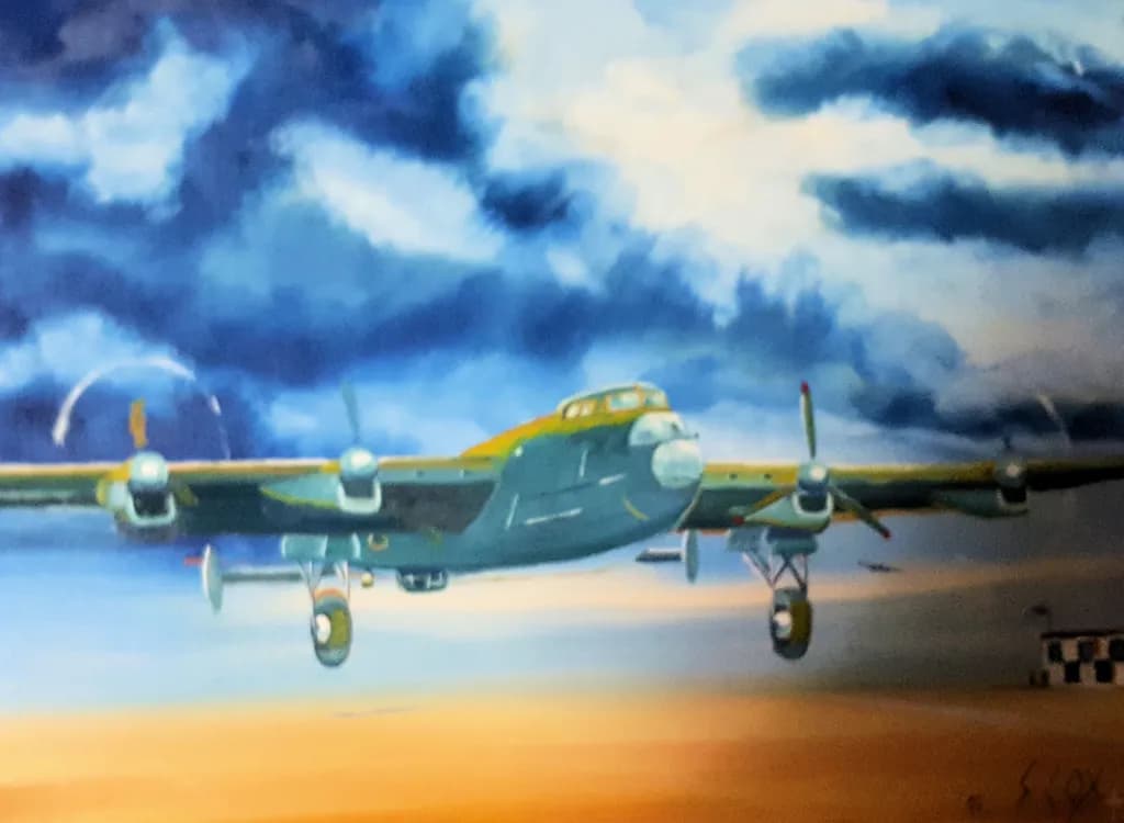Bomber on Approach