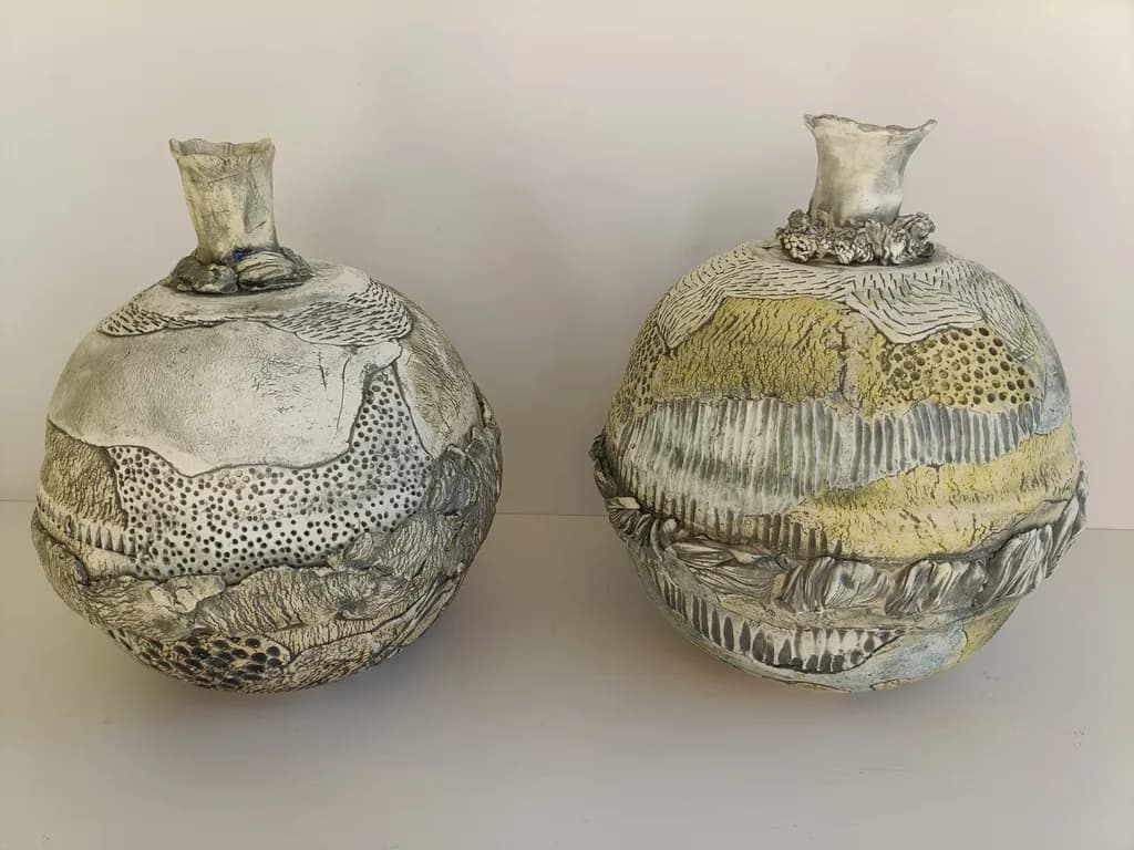 Textured Earth Vessels