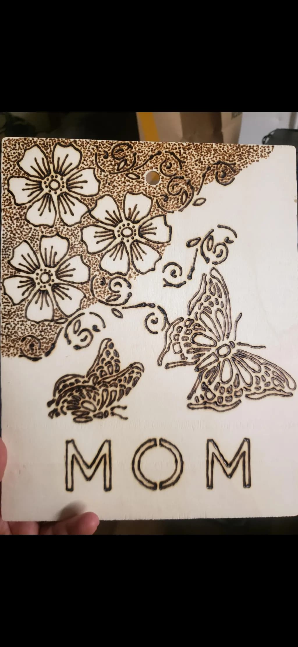 Floral Butterflies Mom