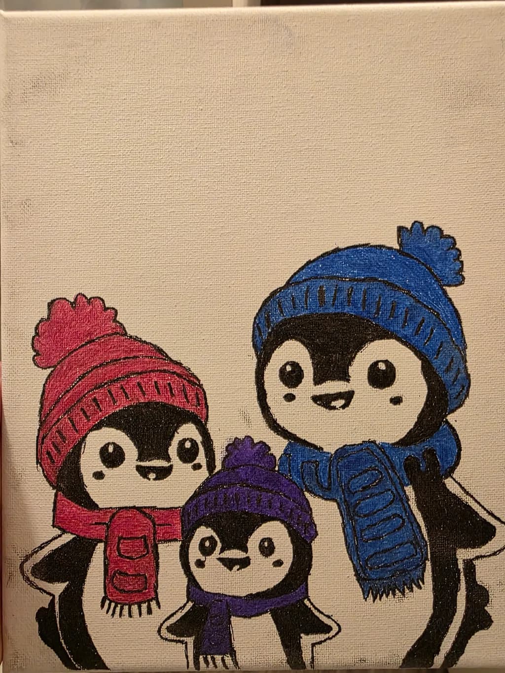 Winter Trio Penguins