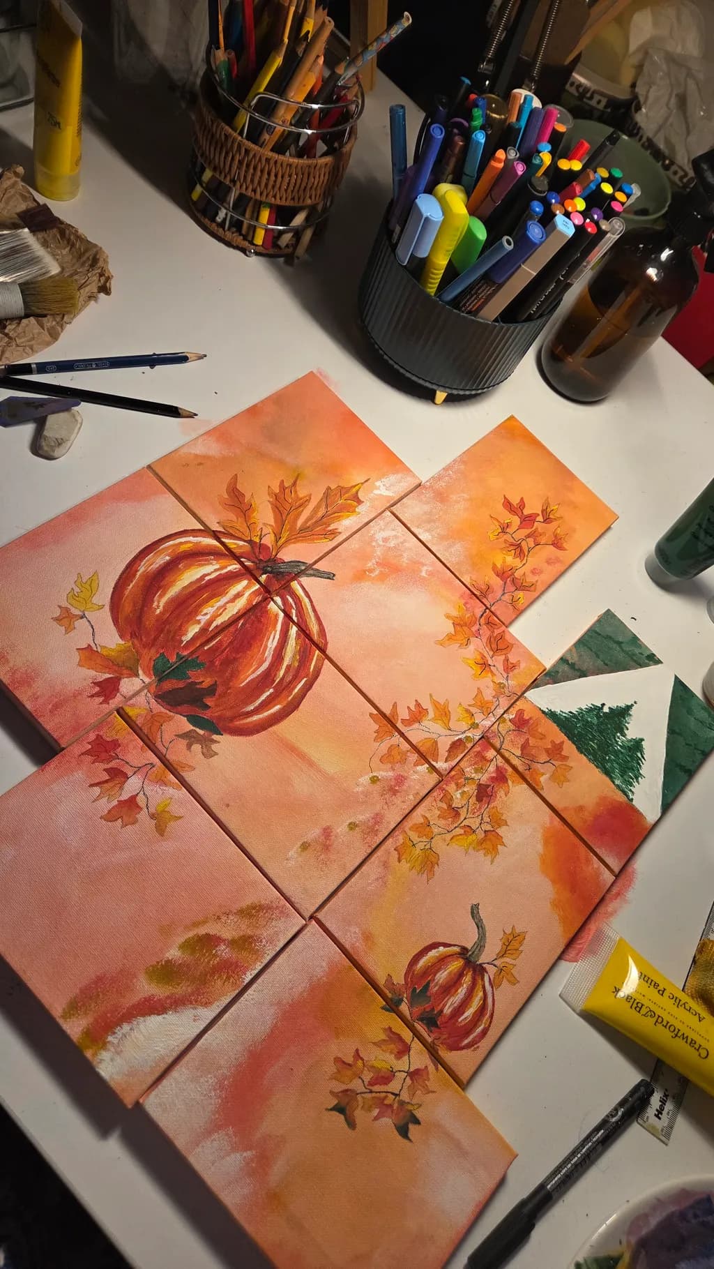 Pumpkin Mosaic