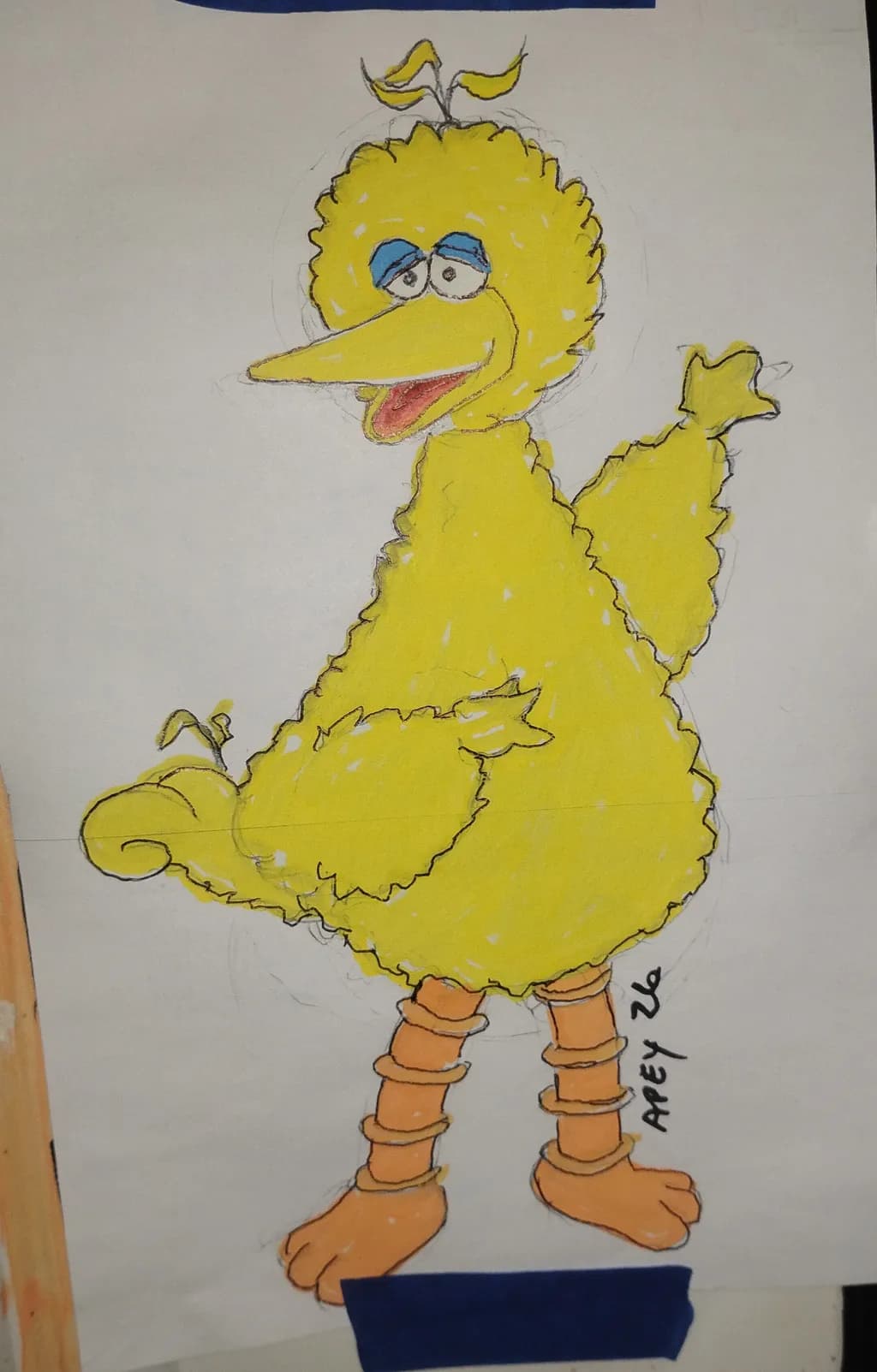 Quirky Yellow Bird