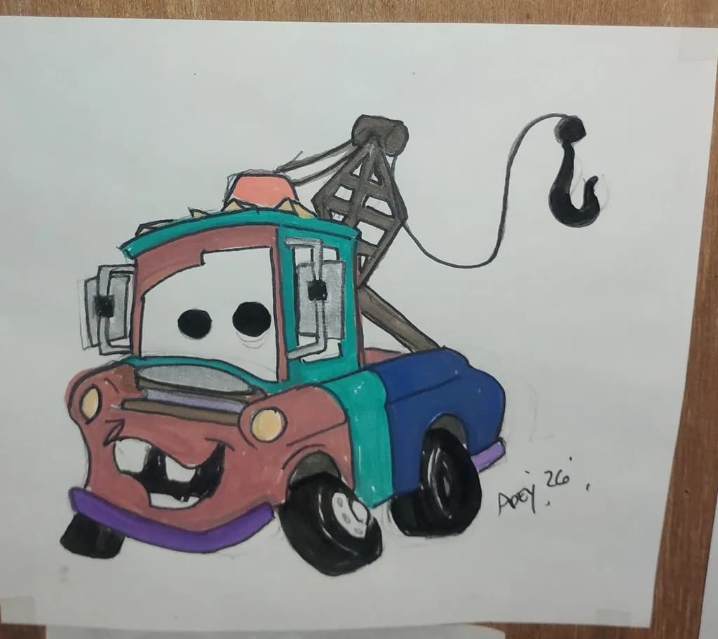 Tow Truck Cartoon