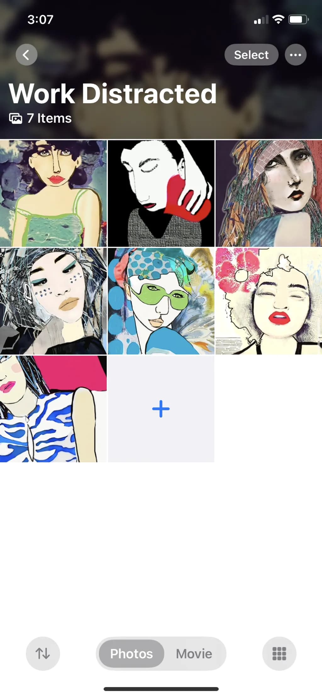 Colorful Faces