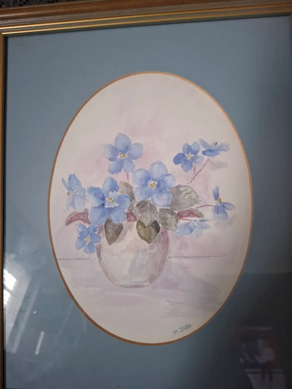 Blue Bloom Vase