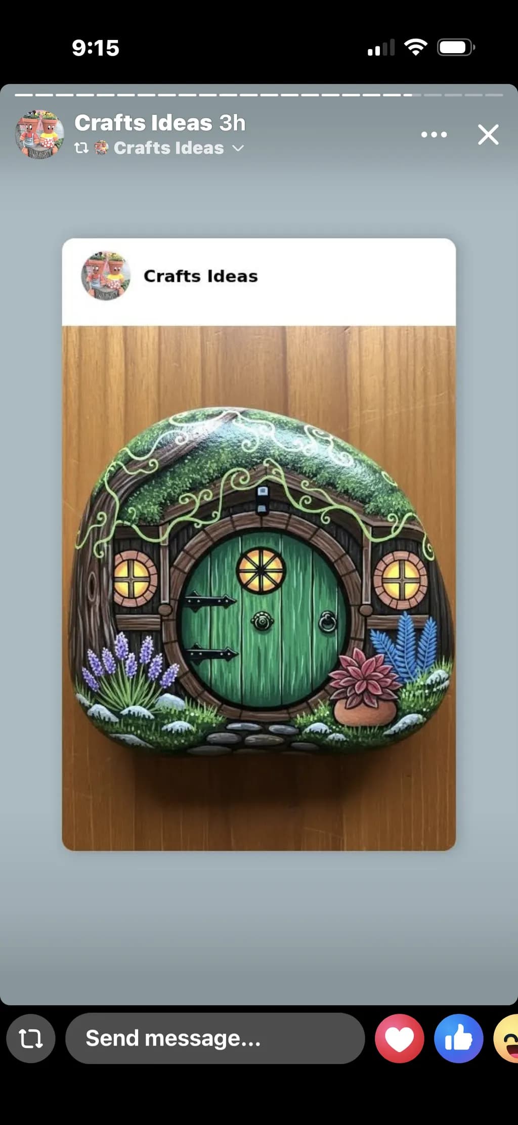 Hobbit Door Stone Paint