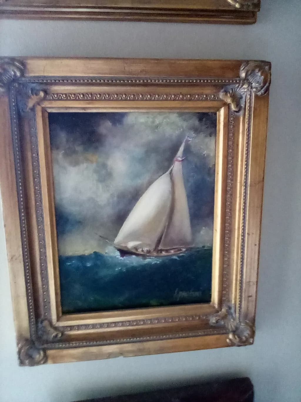 Stormbound Sailboat