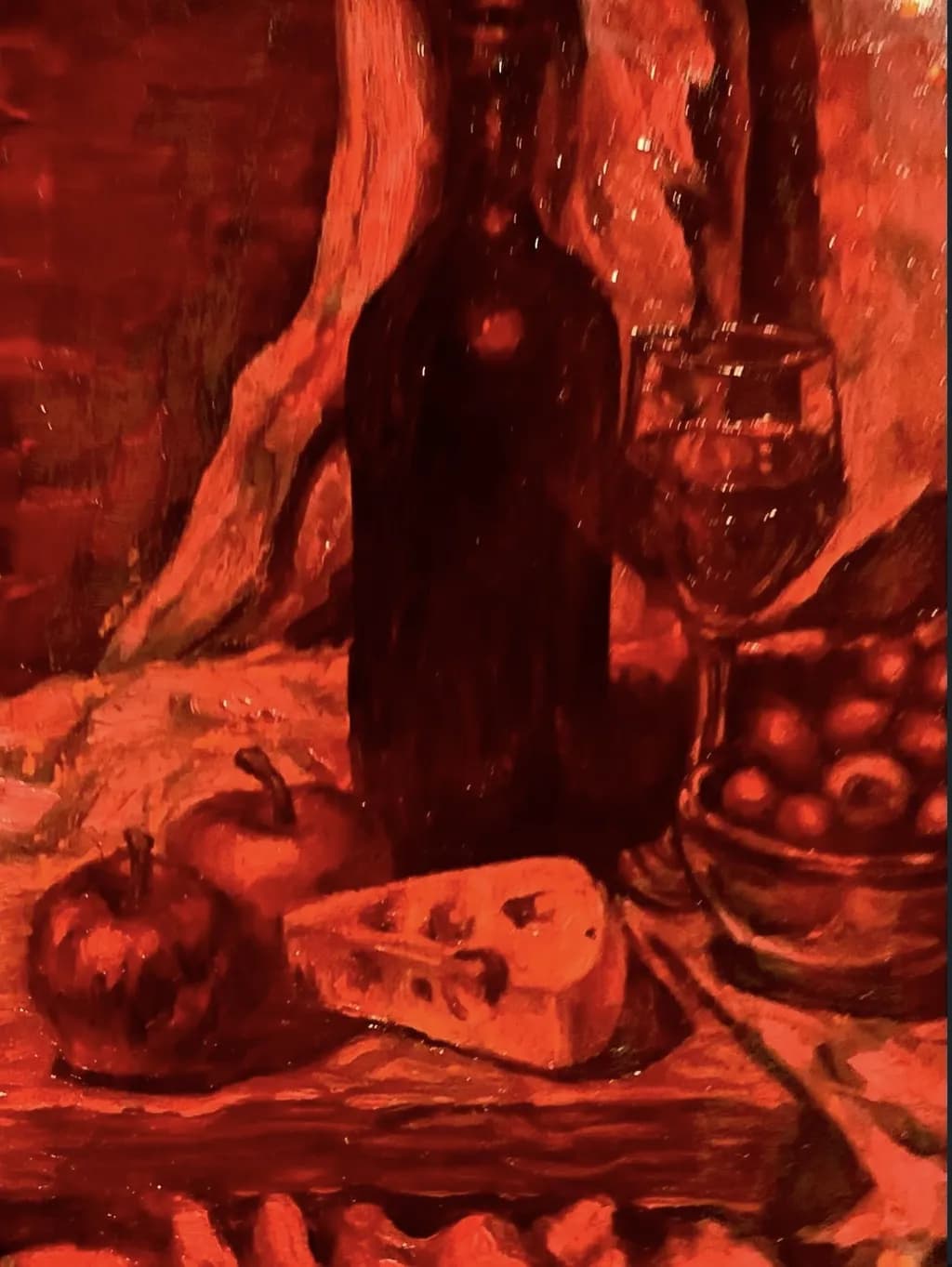 Crimson Still Life