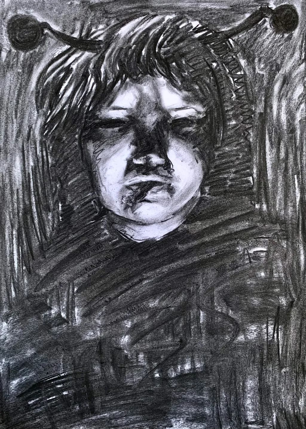 Shadowed Alien Child