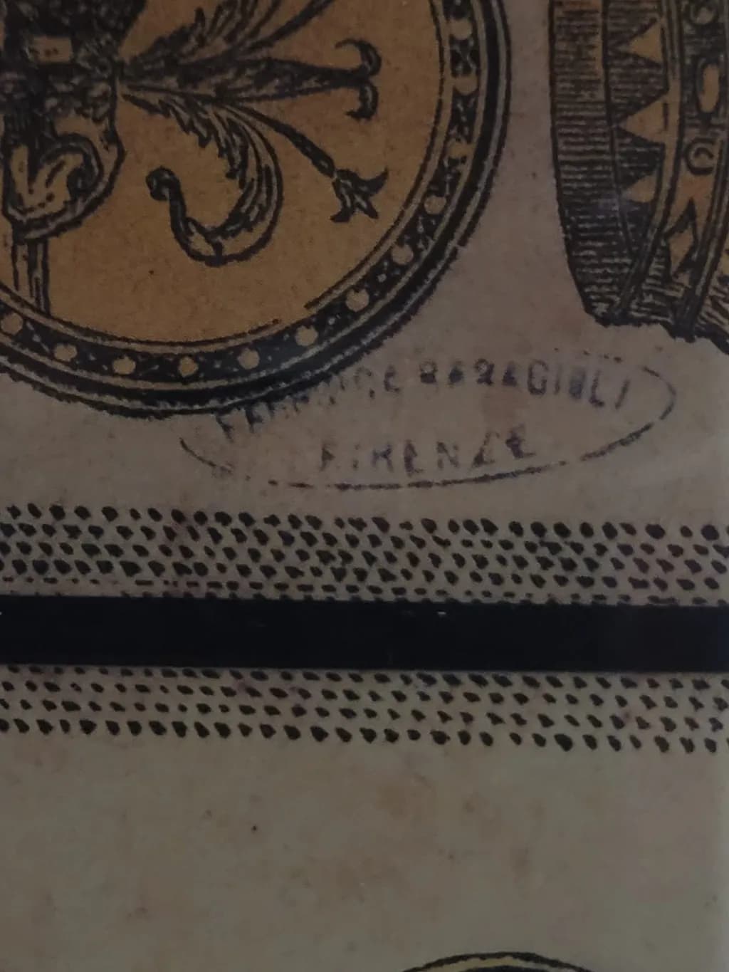 Florentine Seal Detail