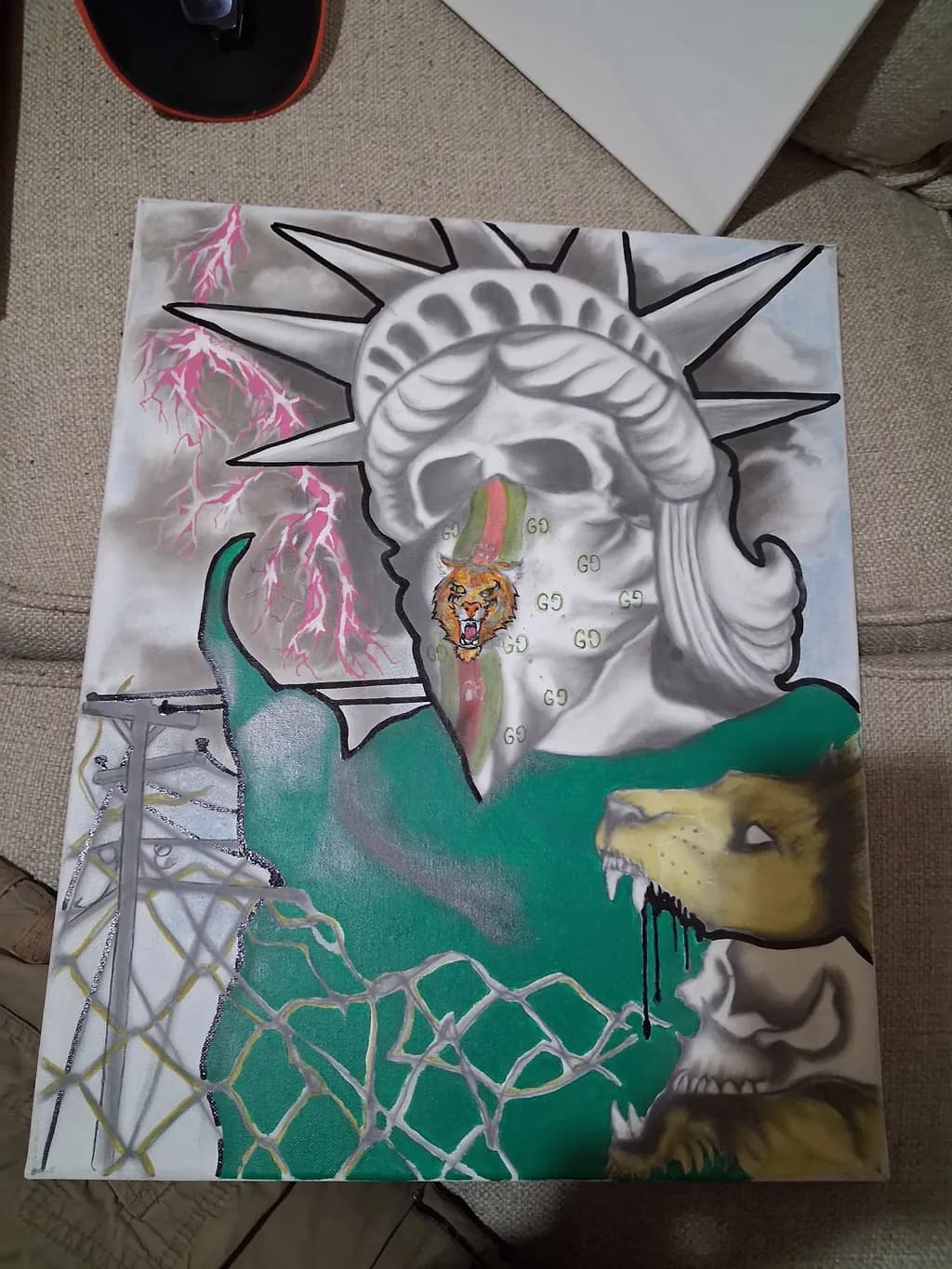 Statue of Liberty Skull
