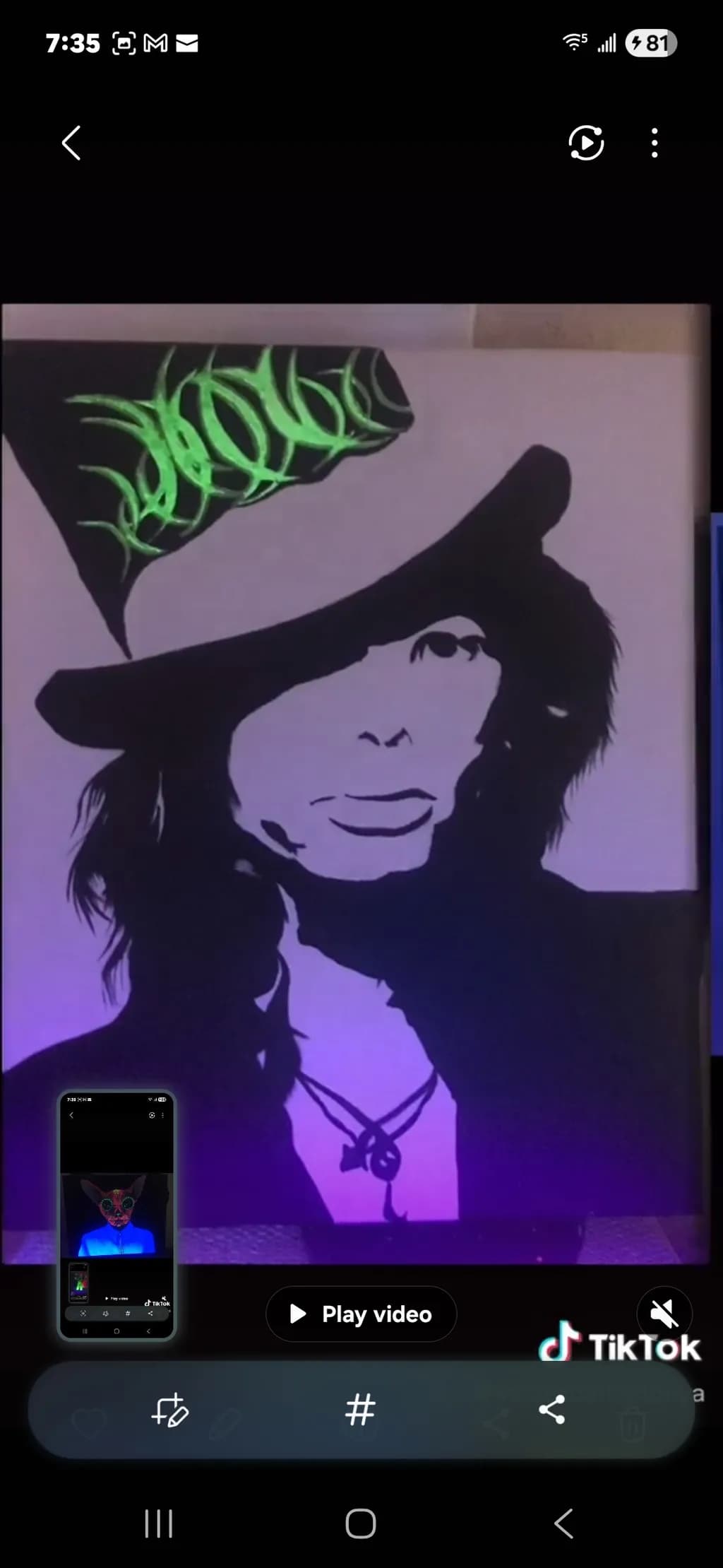 Shadowed Rebel with Hat